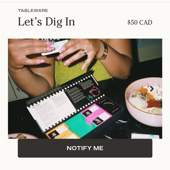 Our Place Let’s Dig In Conversation Starter Dinner Party Game - Picture 6 of 13